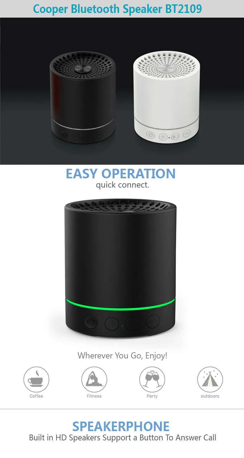 china manufacturer 2.1 speaker bluetooth promotion portable bluetooth wireless column music speaker - ANKUX.COM