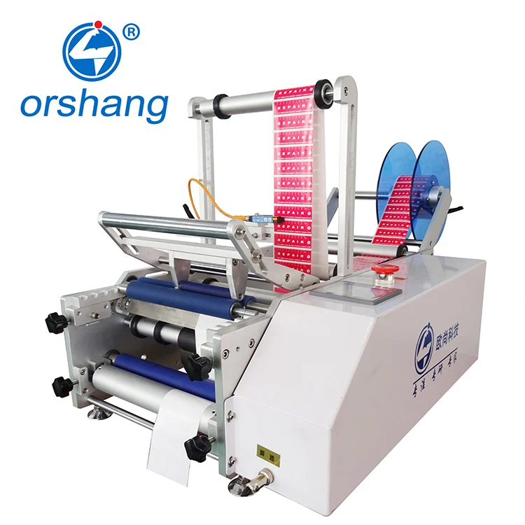 Semiautomatic Soft Tube Label Sticking Label Machine Touch Screen