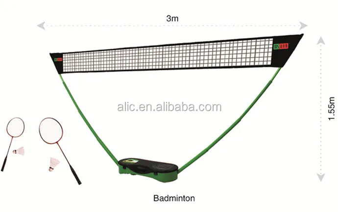 easy set badminton
