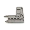 Kitchen Cabinet Hanging Bracket Chrome Corner Metal Flat Pan Tilt Bracket