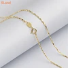 Manufacturer Direct Wholesale Multi designs gold plated sterling silver chain bulk for DIY charm necklace Jewelry making