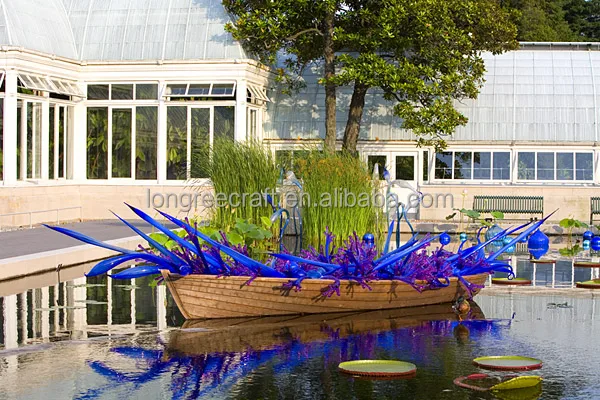 reeds cattails grass handmade chihuly blown murano glass