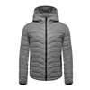 Custom Logo Brand Windproof Winter Padding Silver Down Jacket