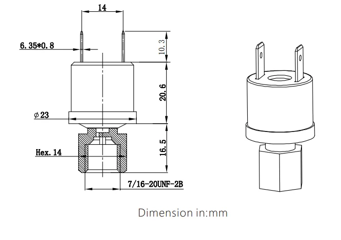 Air Conditioning Compressor, LF08, 5000, 120VAC/240VAC - detail 10