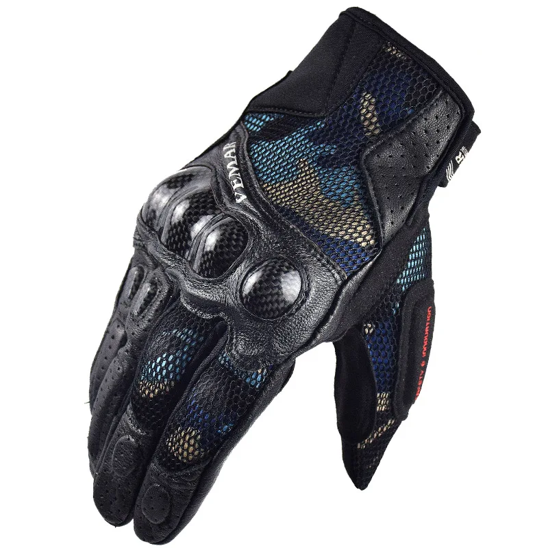Vemar Carbon Fiber Motocross Gloves Summer Motorcycle Gloves Protection Gear Dh Mtb Atv Moto