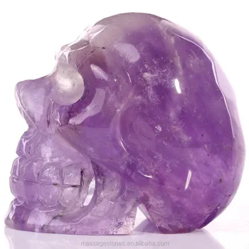 Natural Amethyst Quartz Clear Crystal Skull Wholea Purple Rock Natural Amethyst Quartz Clear Crystal Skull Wholea Purple Rock For