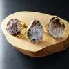 WT-R226 Wholesale 24k gold fashion druzy geode agate ring, Charming druzy agate ring