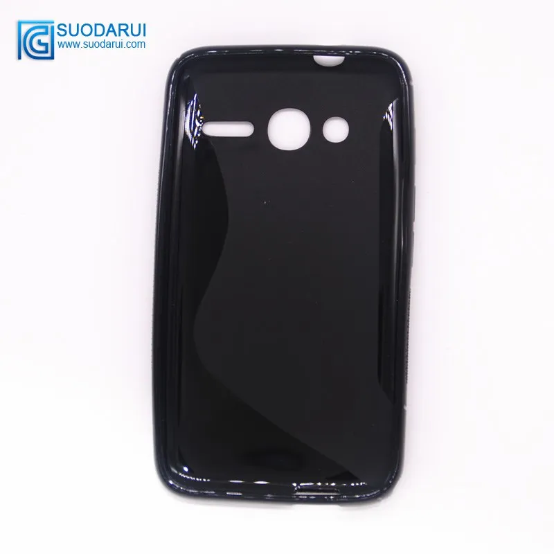 S line TPU phone case For Alcatel One Touch pixi 4 4.0 inch flexible Soft GEL cover