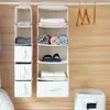Fashion 2 colors closet organizer systems / hanging organizer closet / clothes storage bags