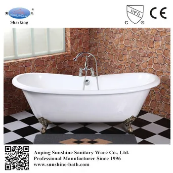 Por Claw Foot Enamel Bathtub Two Person Hot Tub Por Claw Foot Enamel Bathtub Two Person Hot Tub