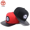 High quality custom 6panel leather brim snapback cap hot sell on Alibaba websites