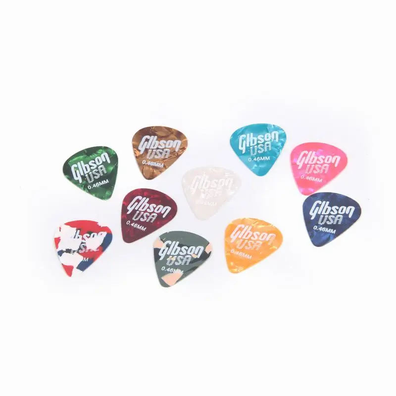 Custom Logo Music Instruments Accessories Delrin Machine White Guitar Picks for Jazz Guitar