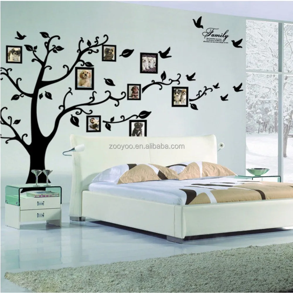 Zooyoo woonkamer muur sticker sticker fotolijst muurstickers ...