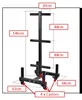 Factory supplier multifunctional barbell stand and weight plate rack weight plate tree