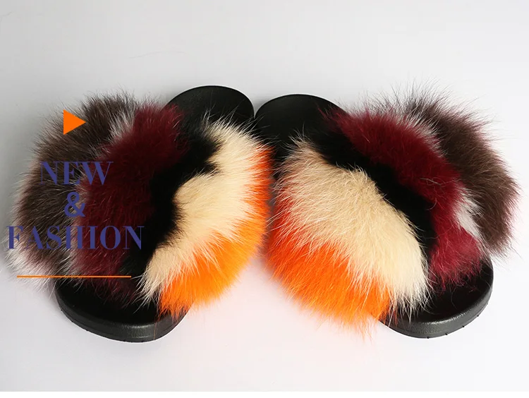 custom made fur slides