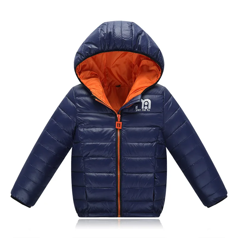 Boys Winter Jacket 2016 New Brand Hooded Kids Girls Winter