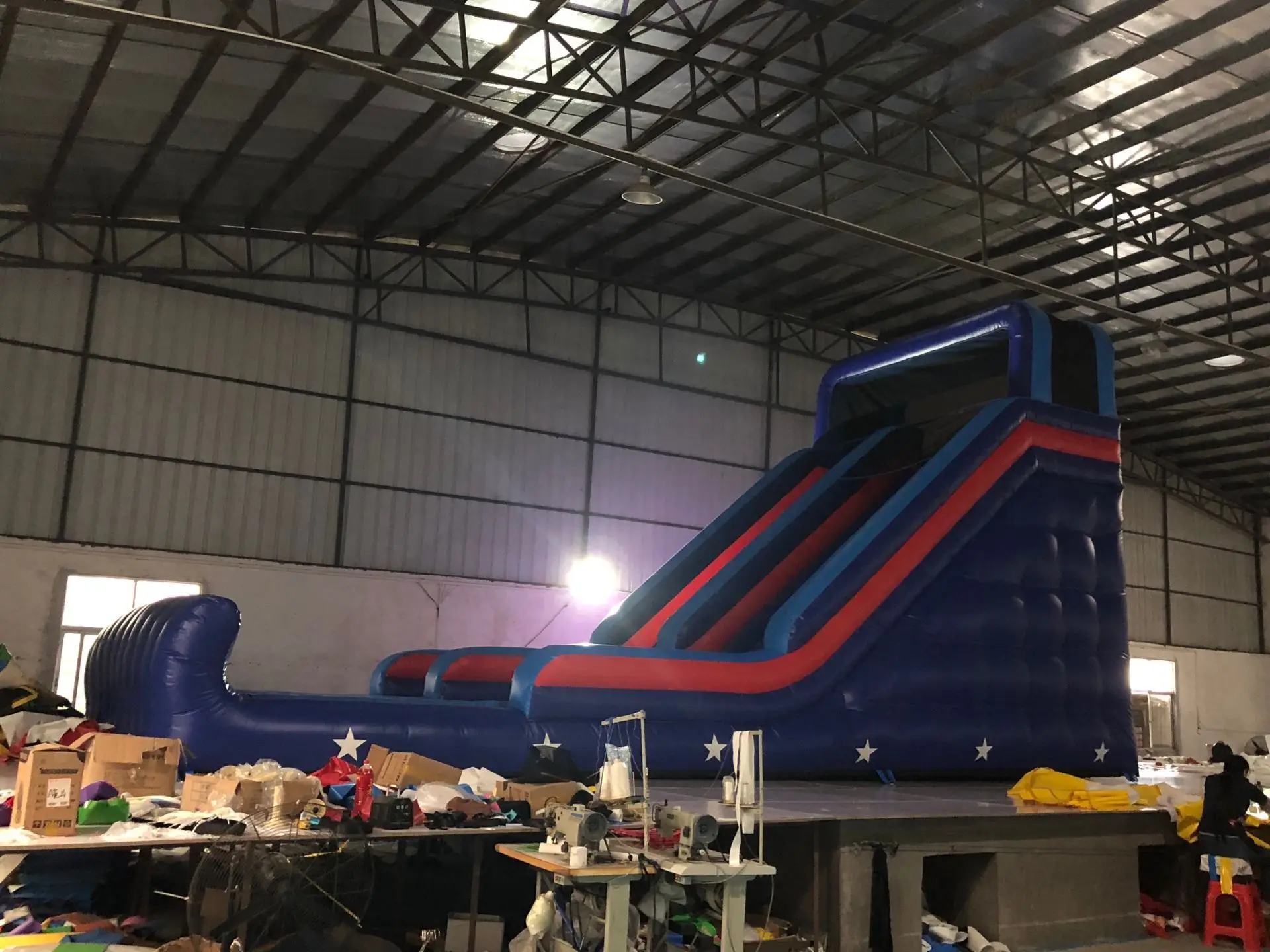 inflatable single lane slip and slide