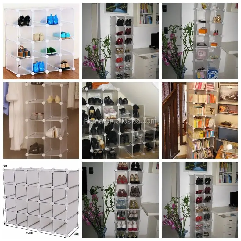 Simple Creative Pp Interlocking Shoe Rack With Connectors Buy Pp