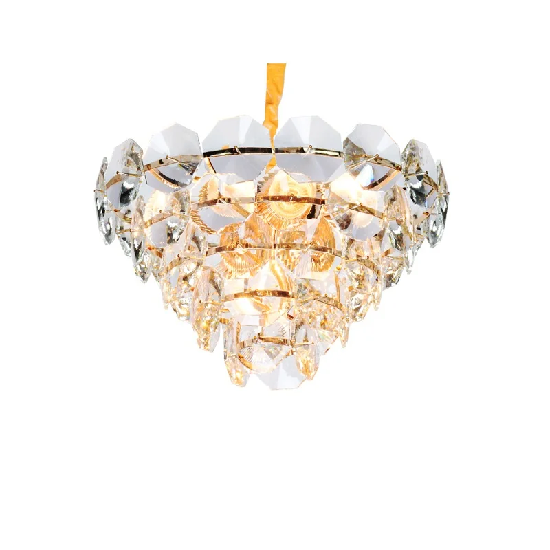 Luxury Octagon Decorative Crystal Lighting  Pendant Hanging Light for Living Room