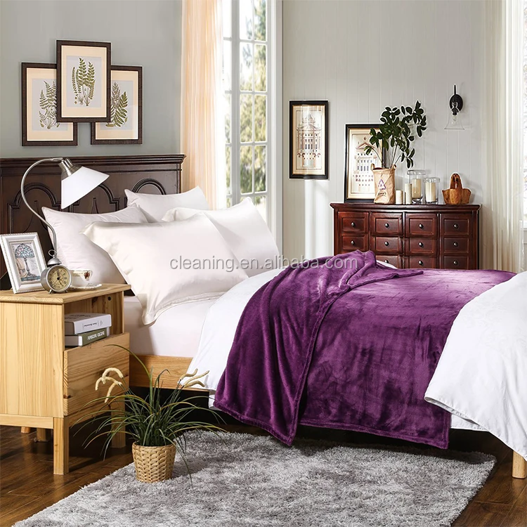 Super Soft Faux Fur Queen Size Korean Double Layer Mink Throw Blanket