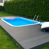 Strong applicability Cutting or drilling wpc decking wood deck tile