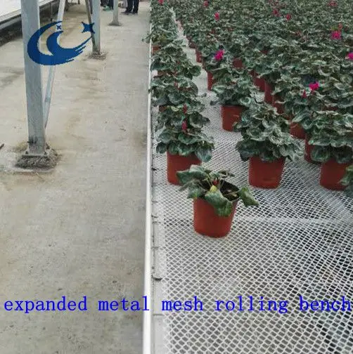 expanded metal mesh bench2