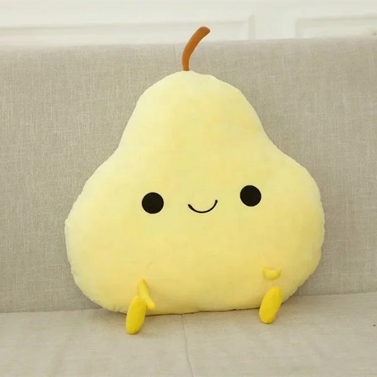 orange fruit plush toy