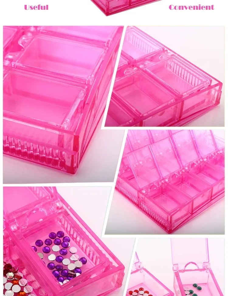 Plastic Nail Art Jewelry Storage Box Nail Decorations Storage Box Buy