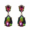 hanging artificial drop latest design diamond earring