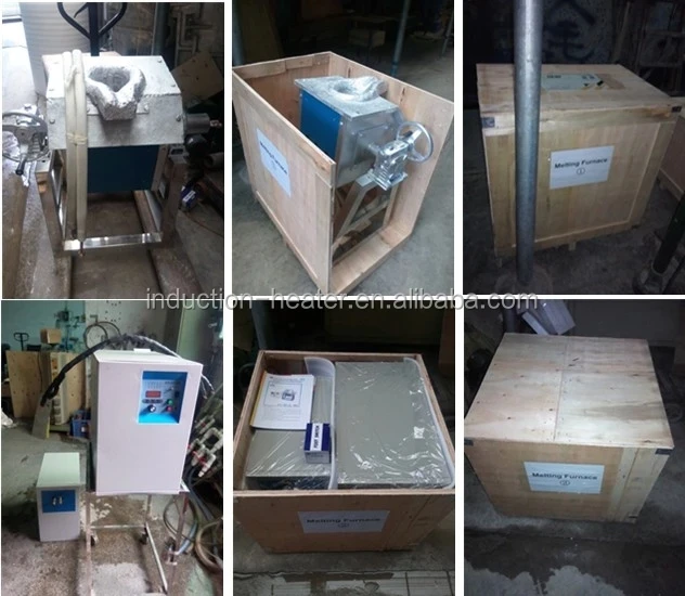 30 and 50 kg induction furnace for melting bronze