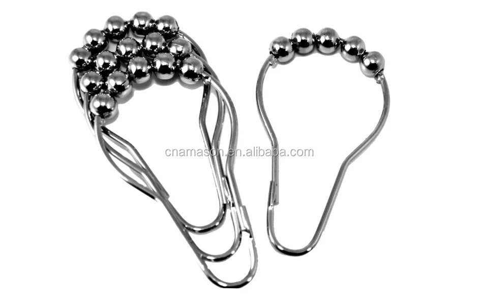 Stainless Steel Shower Curtain Rings Polished Chrome Shower Curtain