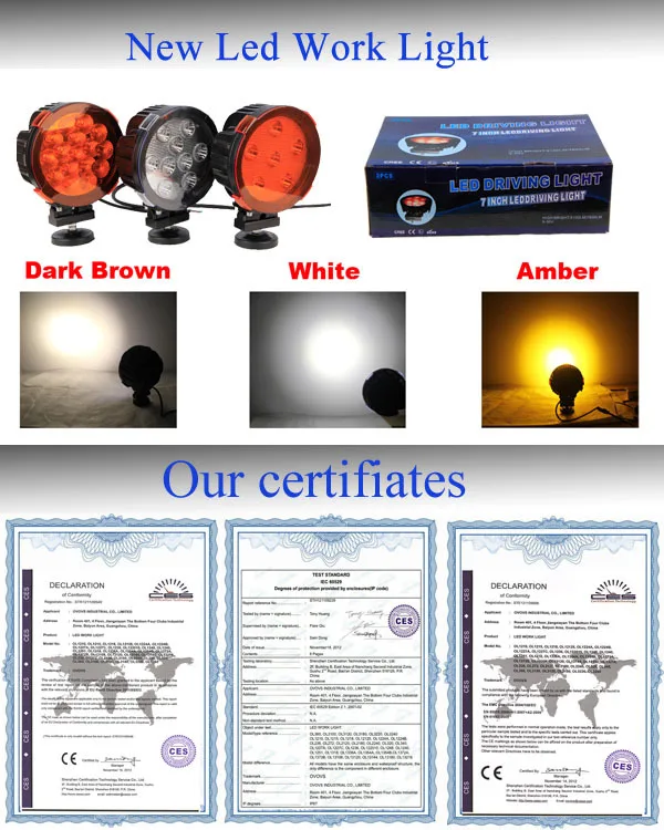 OVOVS external auto parts 10w spotlight off road for car ,suv