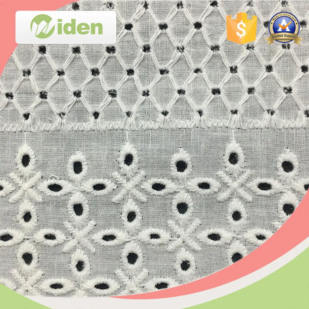 Swiss Organic Cotton Lace Fabric