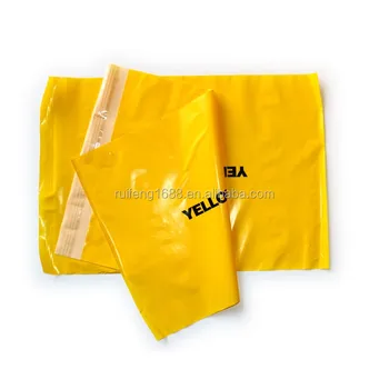 Yellow Plastic Air Express Mailing Satchel Bag For Postal Packaging Arel Shipping Bags Clothing Post