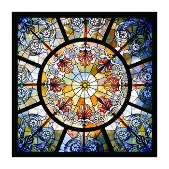 Customize Good Quality Tiffany Stained Glass Roof Skylight Ceiling