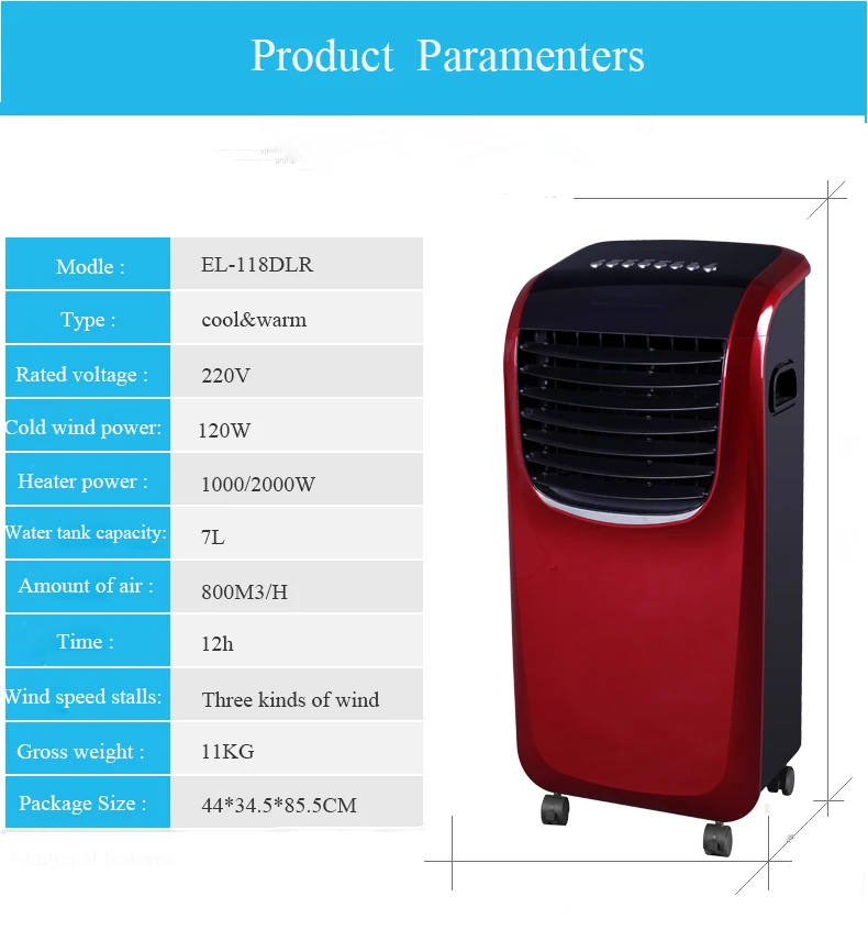High Efficiency Super Asia Room Air Cooler Without Water Indoor Blast