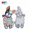 Embroidered Services Custom Cartoon Animal Logo Sequins Embroidery Appliques Dog Patches for Garment