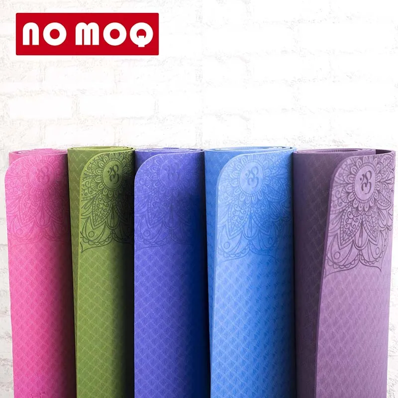 Bsci Factory Eco Friendly Anti Sliding Tpe Yoga Mat 6mm Kids Custom