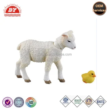 small plastic sheep toys