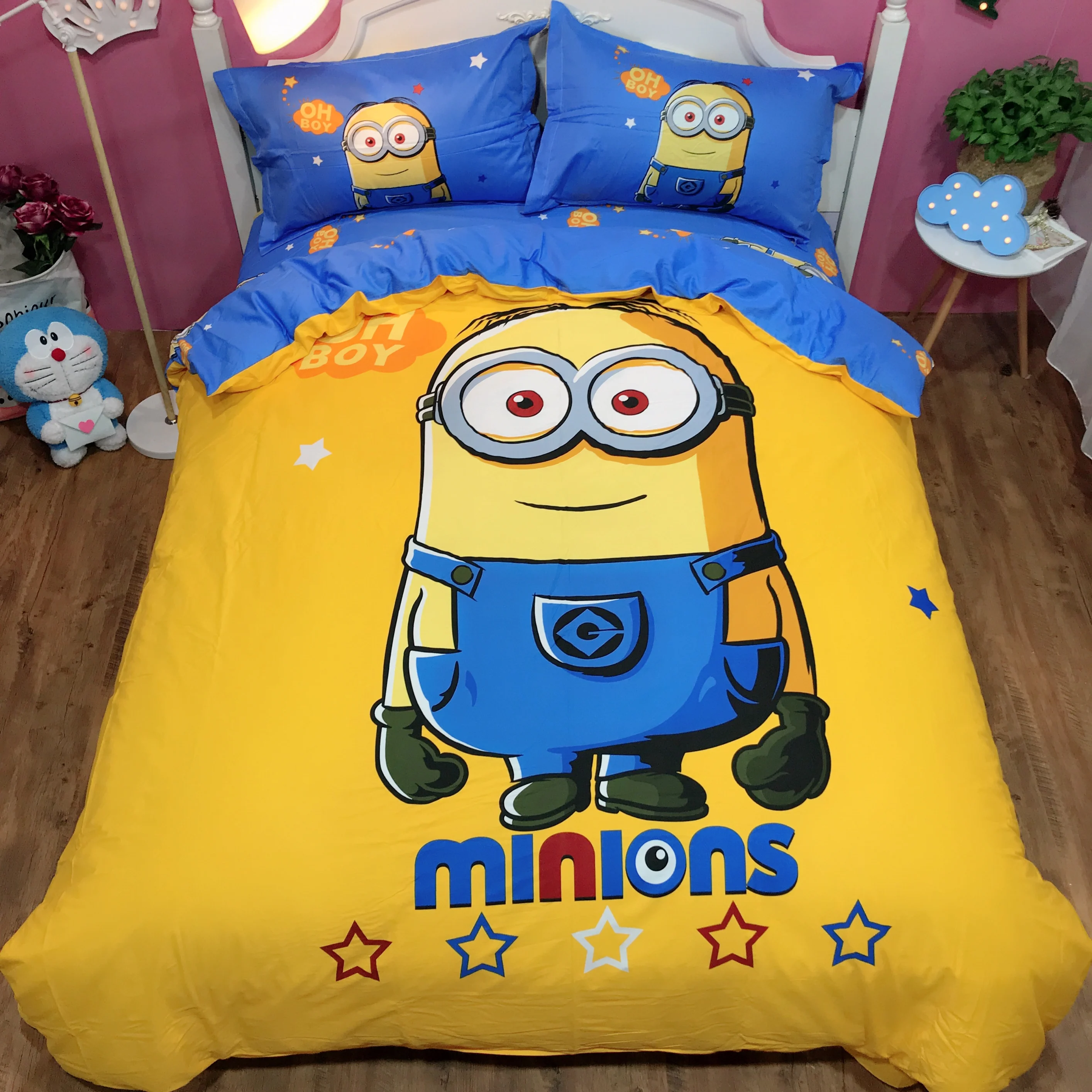 minions crib bedding set