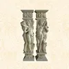 Stone carving stone sculpture pedestal
