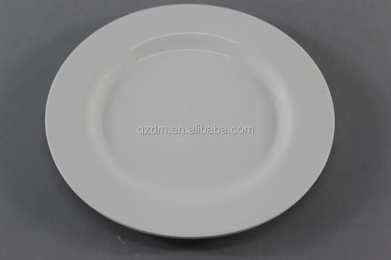 7inch White Melamine dinner plate 17.5x1.3cm