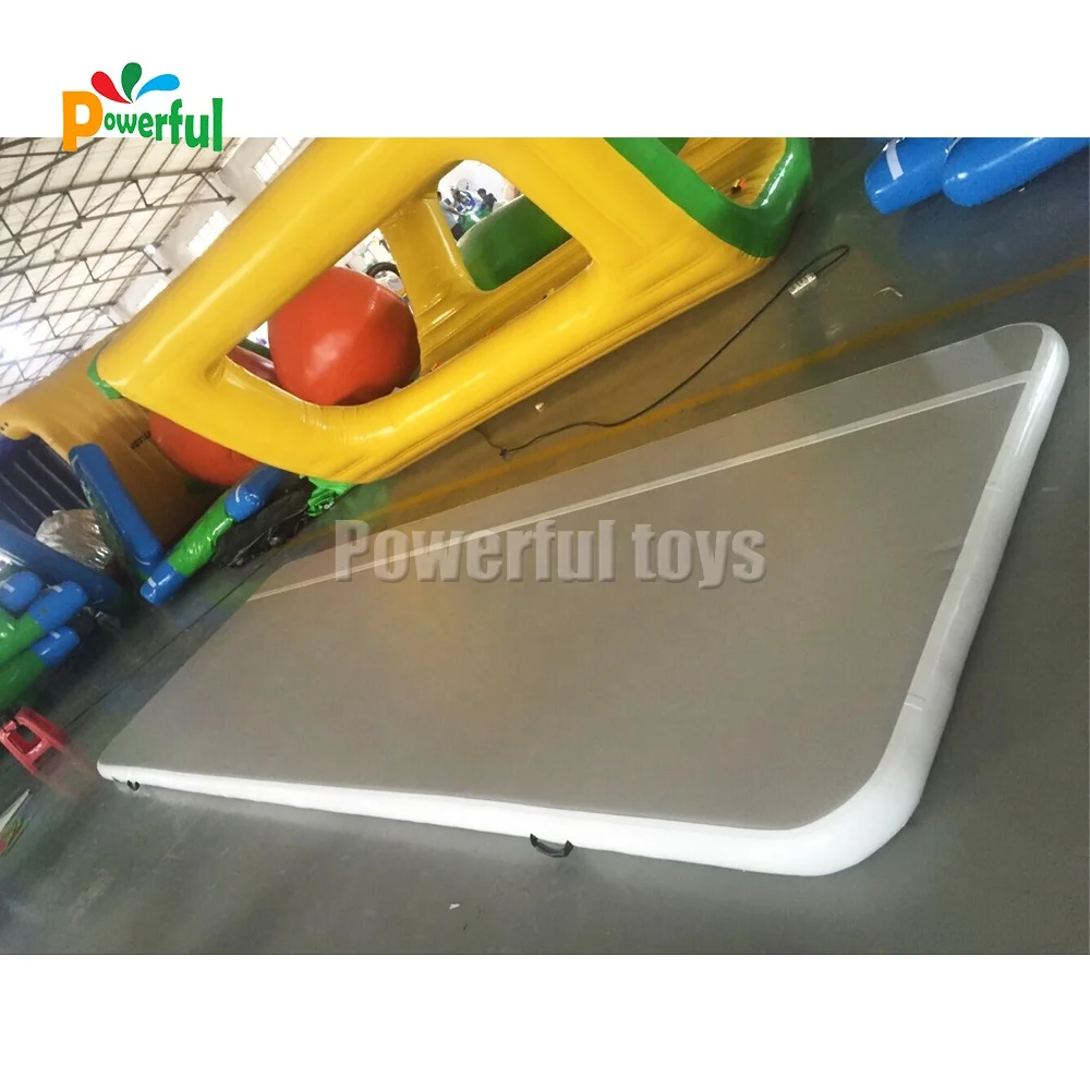 Factory wholesale double dwf airtrack inflatable tumbling gym mat price