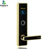 Free Hotel Software Black Smart RFID Key Card Lock Electronic Digital Door Lock Smart Entry For Hotel