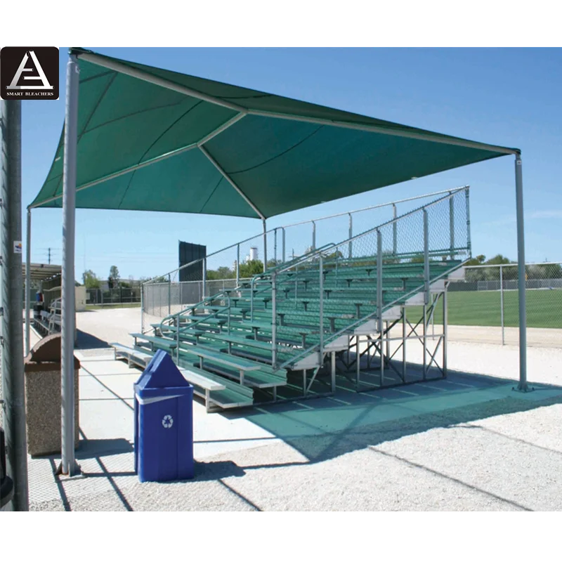 Sports Area Bench Seats Covered Grandstand Bleachers Rest