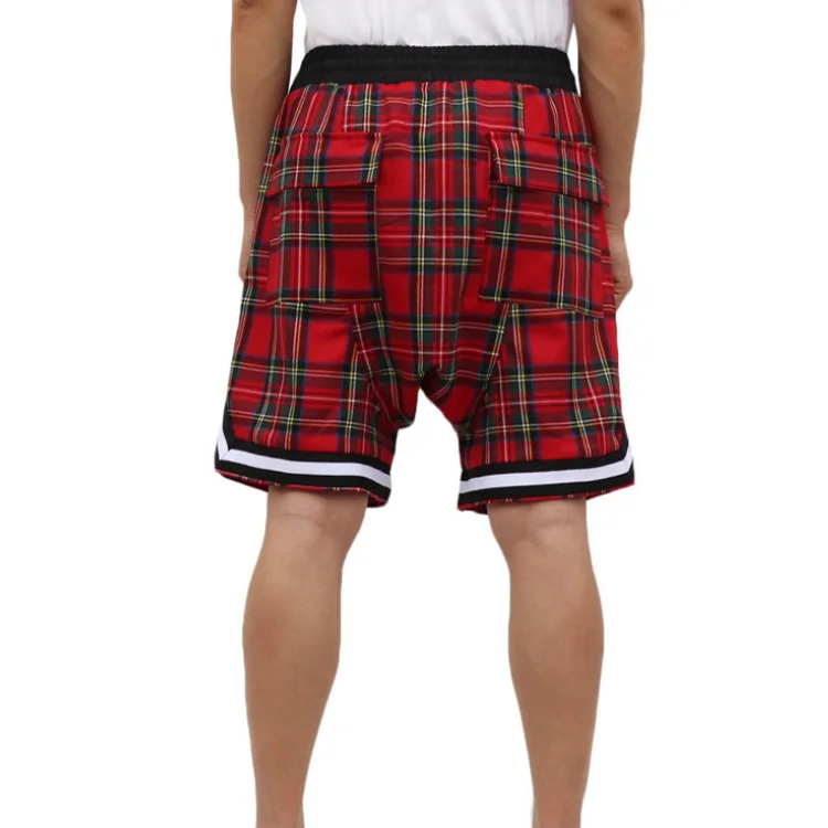 tartan mens shorts