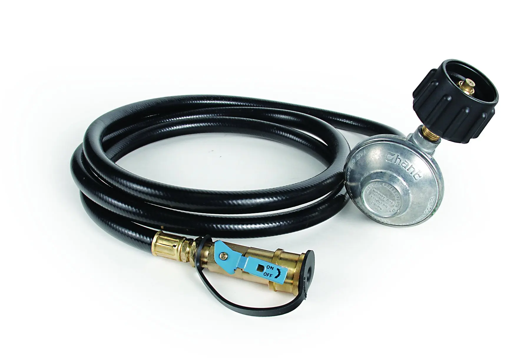 Buy Propane Regulator Hose Quick Connect Regulator w/ Acme Nut 12 Feet