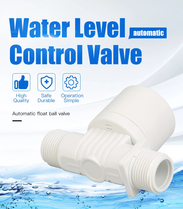 1/2" Auto Water Level Control Valve for Tower Water Tank Floating Ball Valve 