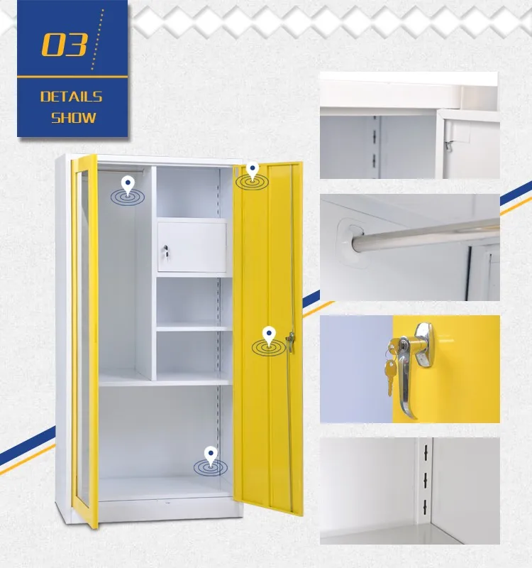 Metal Locker Storage Bedroom Furniture Steel Locker Clothes