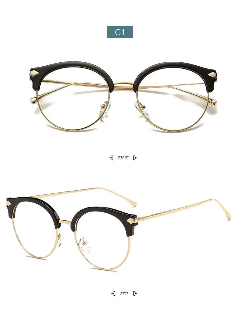 2019 New High Quality Round Retro Fashion Designer Eyeglass Frames Men And Women Buy Round